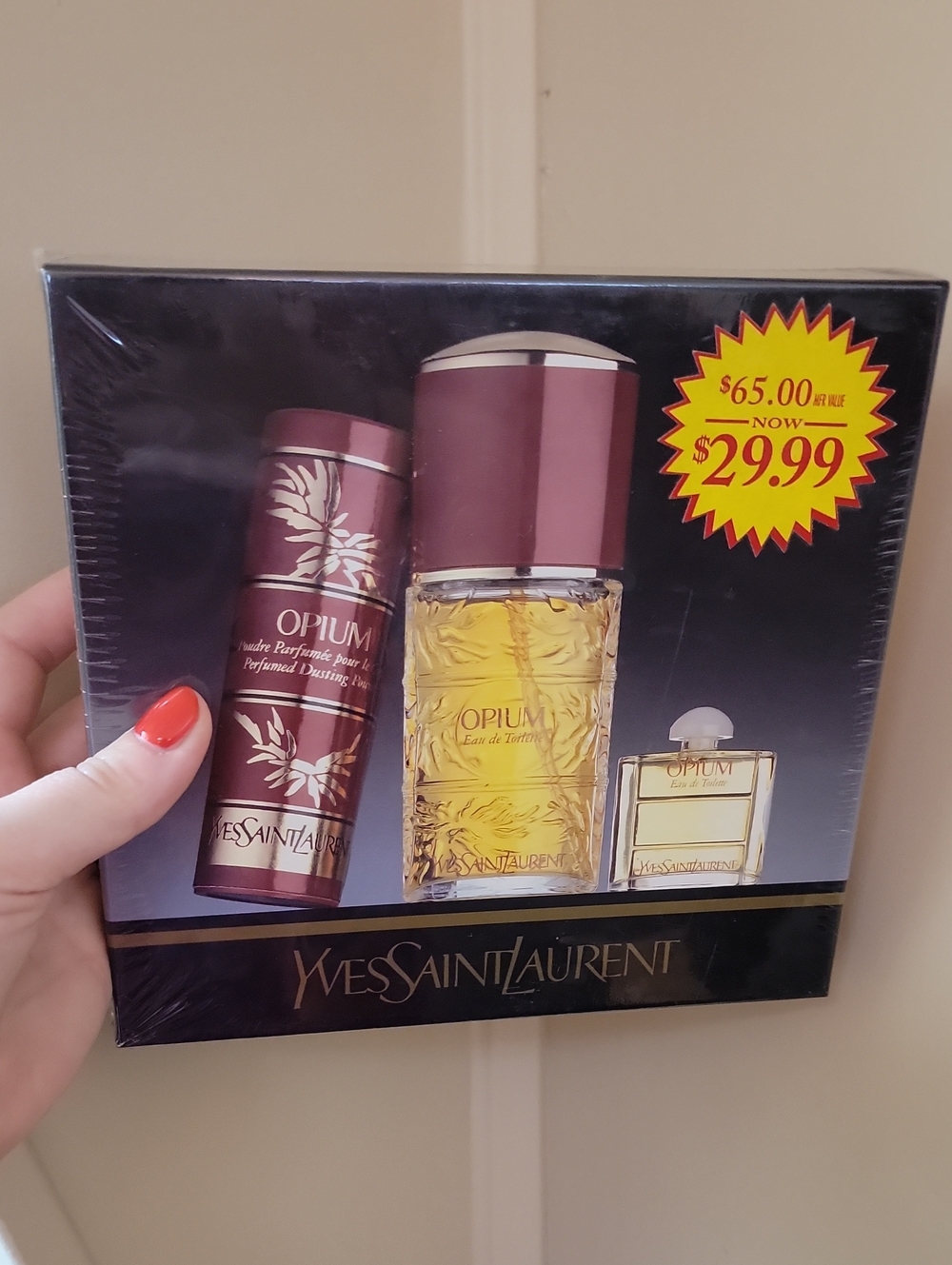 NEW IN BOX VINTAGE YSL OPIUM Yves Saint Laurent Set